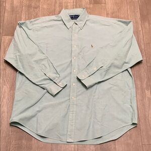 Mens Polo Ralph Lauren Blake 100% Cotton‎ Casual Minimalist Long Sleeve Shirt